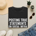 Free Speech Tee — Posting True Statements Is Not a Crime