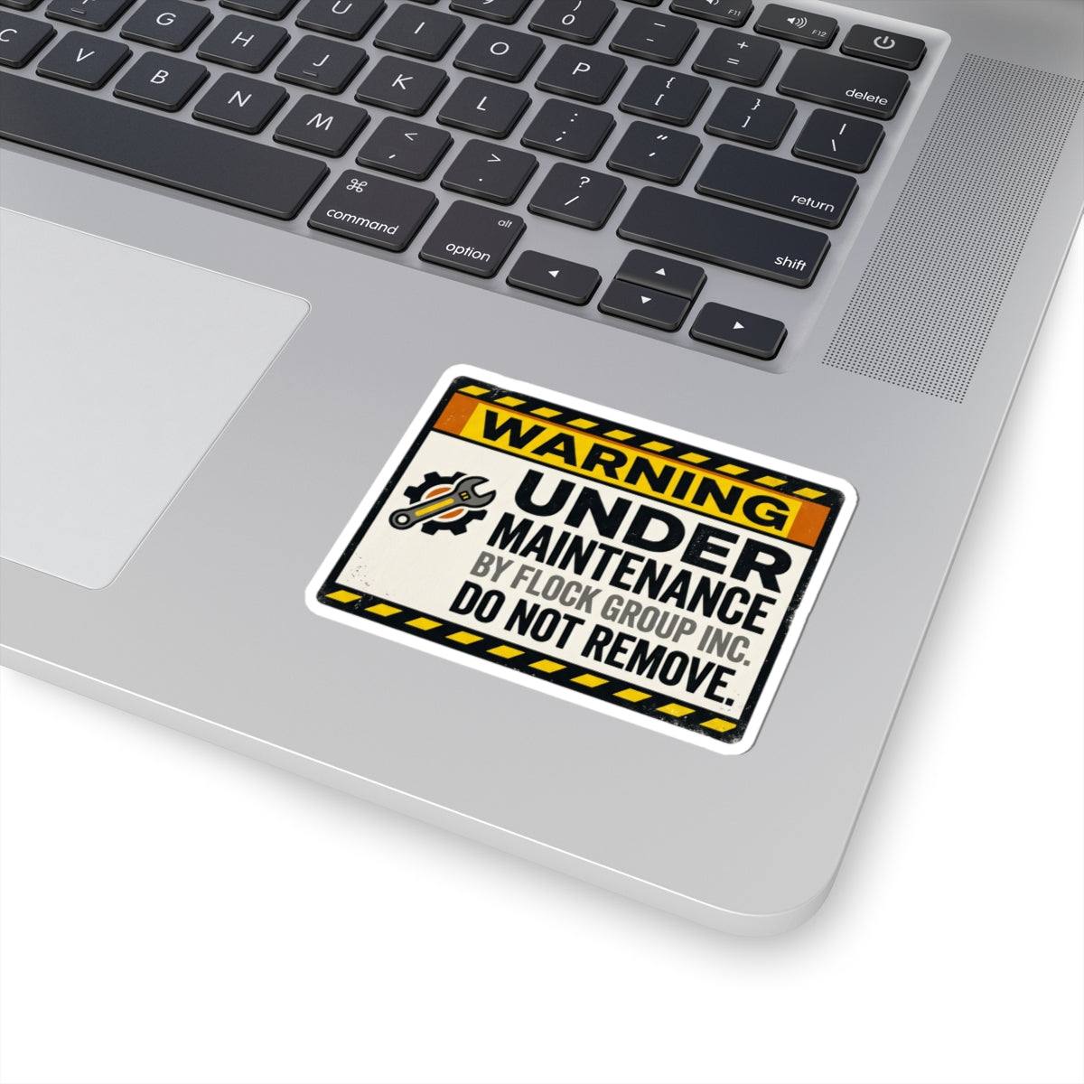 Warning Under Maintenance — Industrial Hazard Sticker